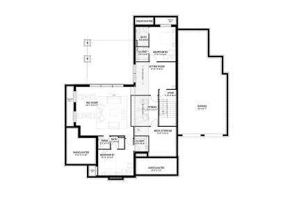 Basement for House Plan #425-00066
