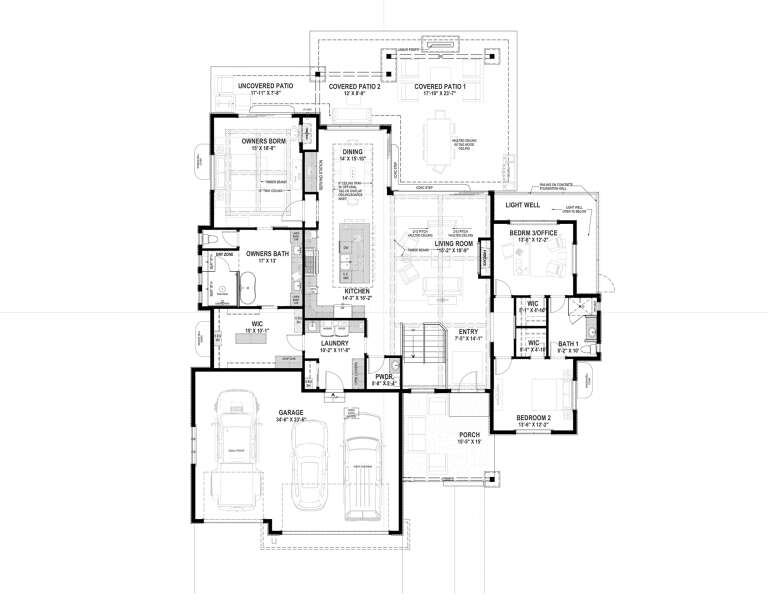 House Plan House Plan #34709 Drawing 1
