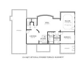 Floorplan 1 for House Plan #286-00014