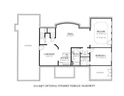 Floorplan 1 for House Plan #286-00014