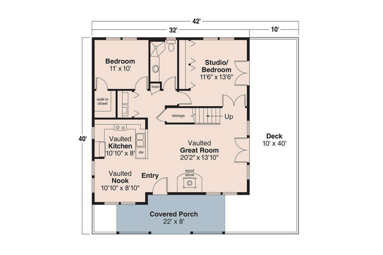 House Plan House Plan #34711 Drawing 1