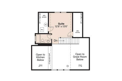 Second Floor for House Plan #035-01211