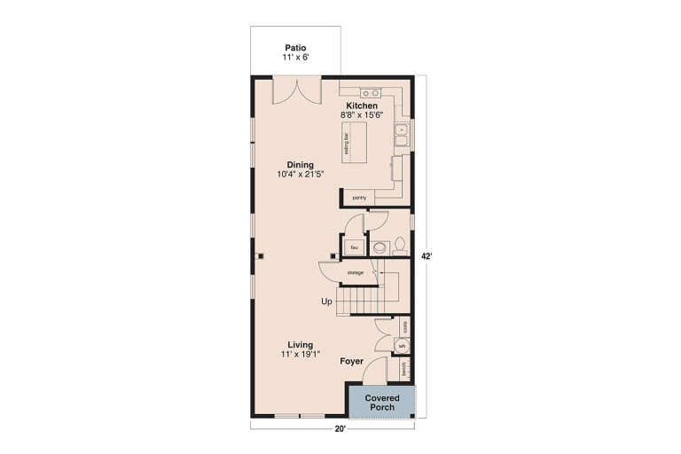 House Plan House Plan #34712 Drawing 1