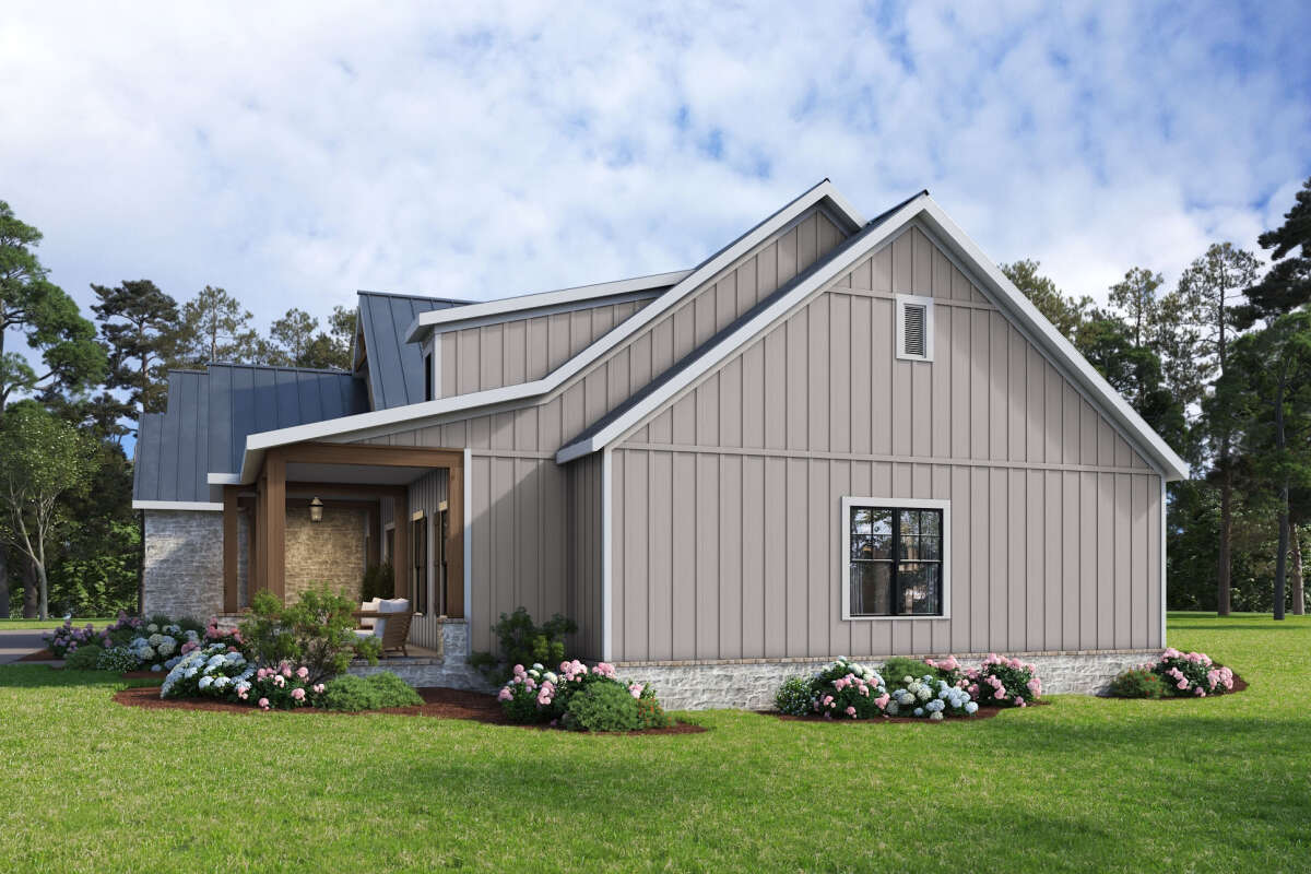 Modern Farmhouse Plan - 2,694 Square Feet, 4-5 Bedrooms, 3.5