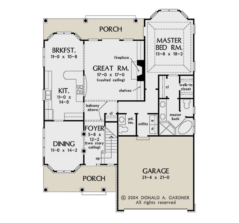 House Plan House Plan #34717 Drawing 1