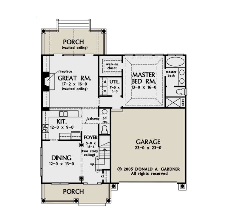 House Plan House Plan #34718 Drawing 1