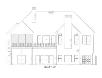 Ranch House Plan #286-00015 Elevation Photo