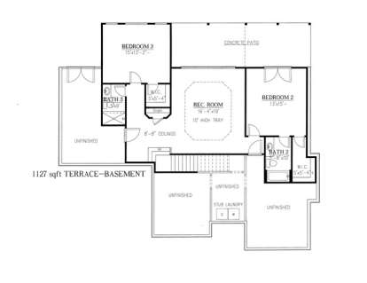 Floorplan 1 for House Plan #286-00015