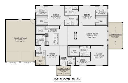 Main Floor  for House Plan #5032-00408