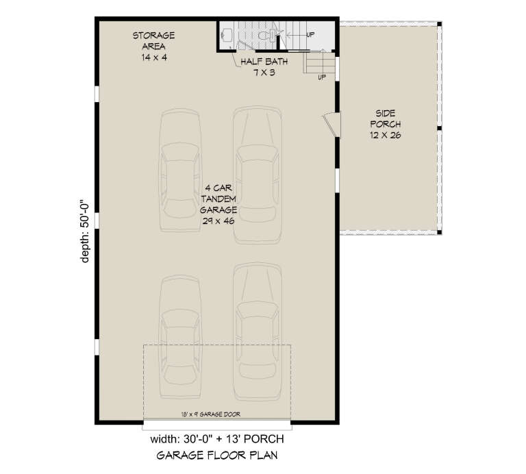 House Plan House Plan #34725 Drawing 1