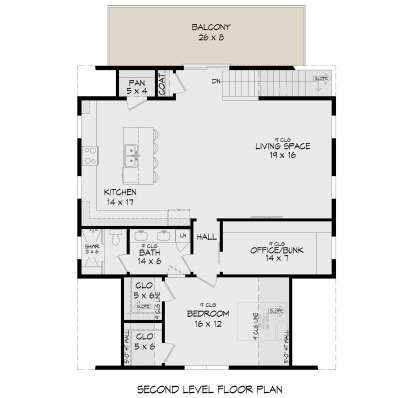 Second Floor for House Plan #940-01388
