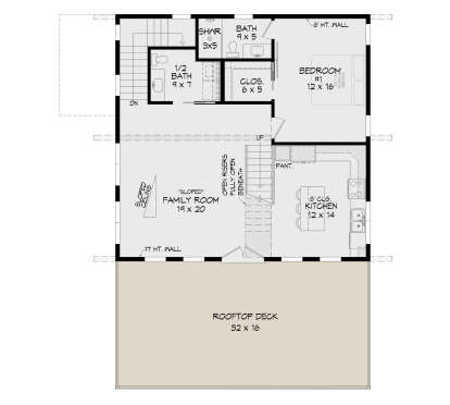 Main Floor for House Plan #940-01389
