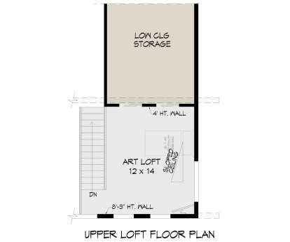 Loft for House Plan #940-01389