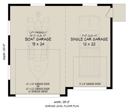 Garage Floor for House Plan #940-01390