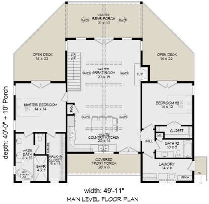 Main Floor  for House Plan #940-01391