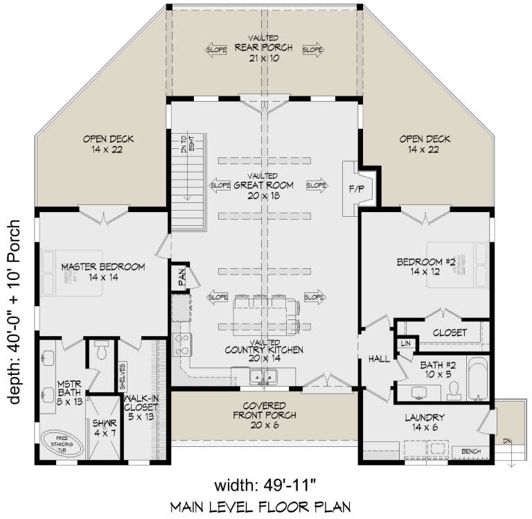 House Plan House Plan #34730 Drawing 1