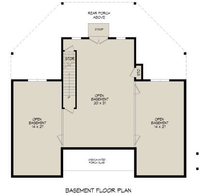 Basement for House Plan #940-01391