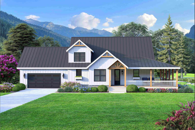 House Plan House Plan #34731 Front Elevation 