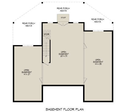 Basement for House Plan #940-01393