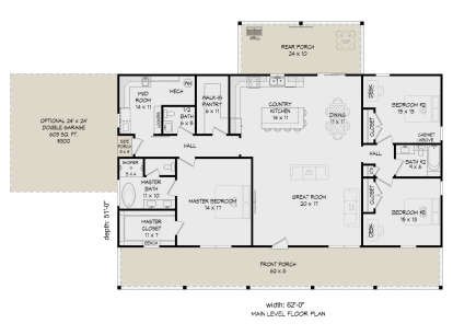Main Floor  for House Plan #940-01394
