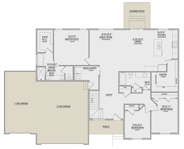 House Plan House Plan #34735 Drawing 1