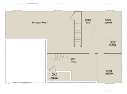 Basement for House Plan #8768-00164