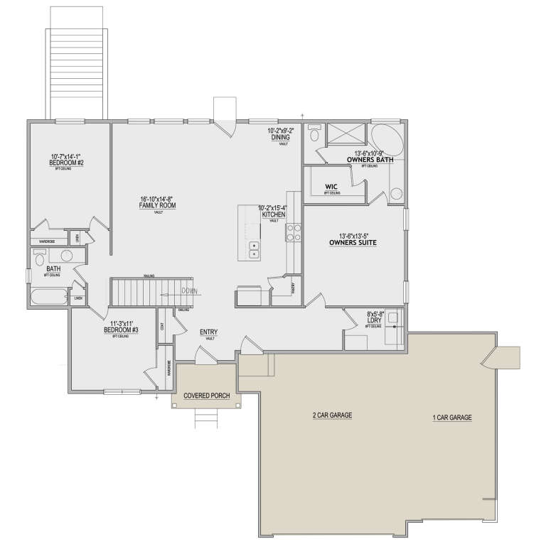 House Plan House Plan #34737 Drawing 1