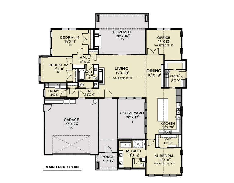 House Plan House Plan #34740 Drawing 1