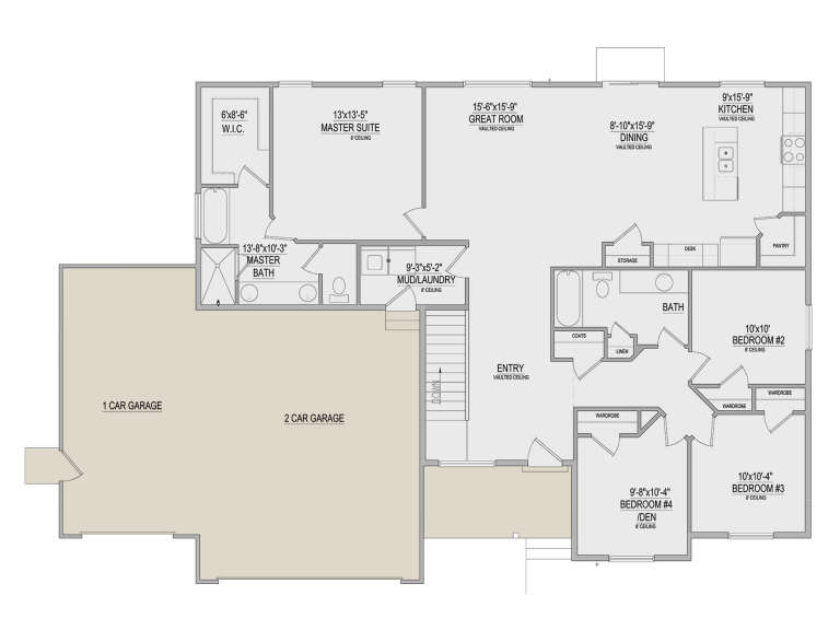 House Plan House Plan #34741 Drawing 1