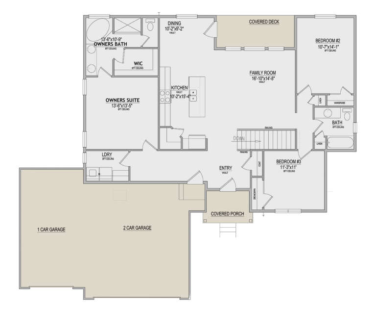 House Plan House Plan #34742 Drawing 1