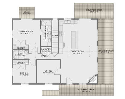 Main Floor for House Plan #2802-00465