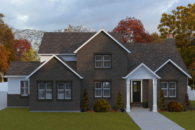House Plan House Plan #34744 Front Elevation 