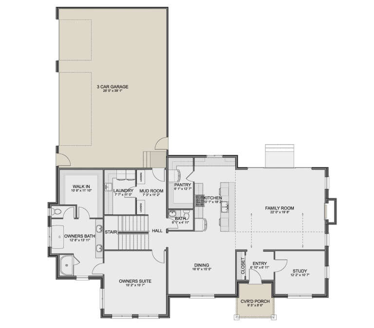 House Plan House Plan #34744 Drawing 1