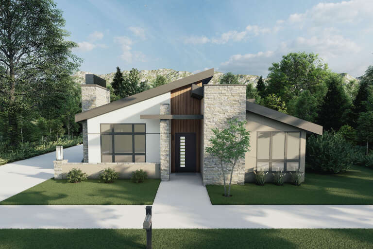 House Plan House Plan #34746 Front Elevation 