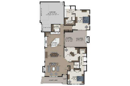 Main Floor  for House Plan #5387-00011