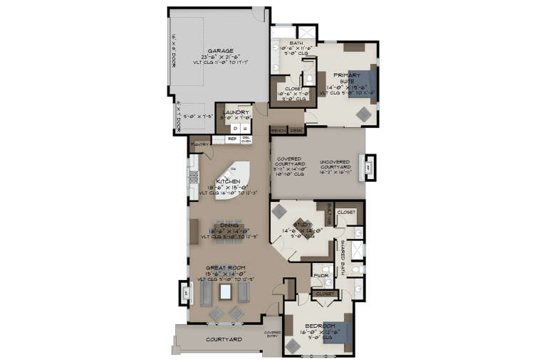 House Plan House Plan #34746 Drawing 1