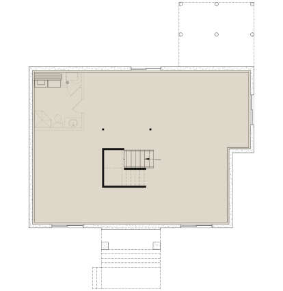 Basement for House Plan #034-01390