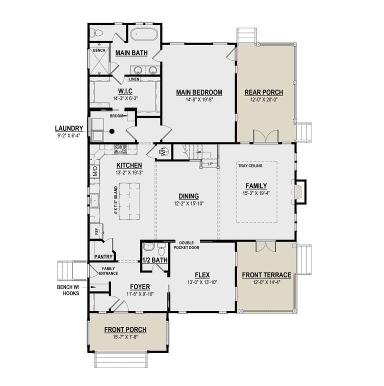 House Plan House Plan #34752 Drawing 1