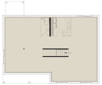 Basement for House Plan #034-01391