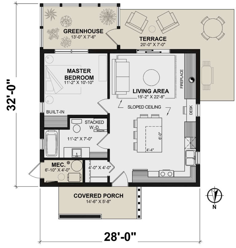 House Plan House Plan #34755 Drawing 1