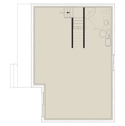 Basement for House Plan #034-01394