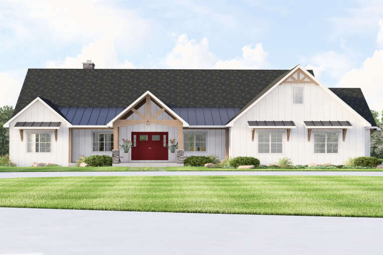 House Plan House Plan #34760 Front Elevation 