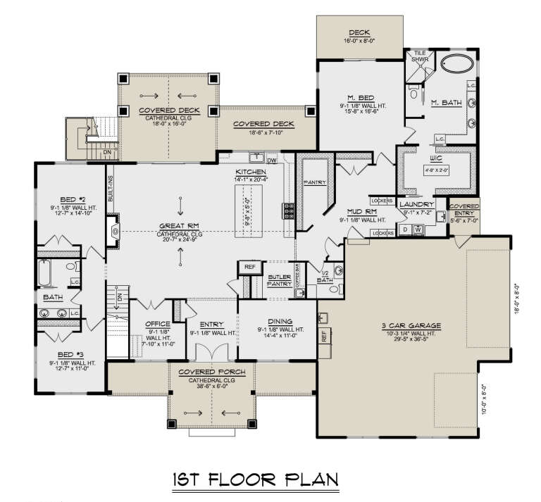 House Plan House Plan #34760 Drawing 1
