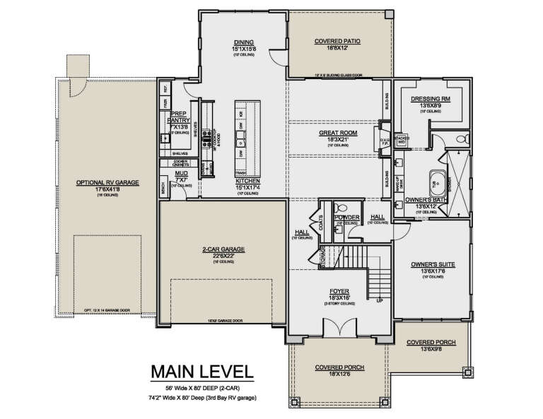 House Plan House Plan #34762 Drawing 1