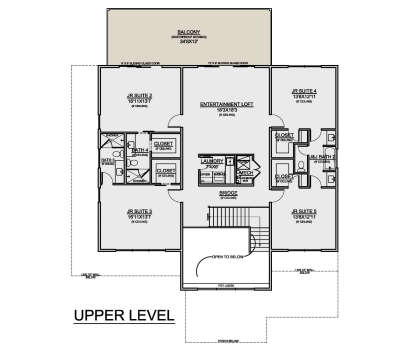 Second Floor for House Plan #7306-00054