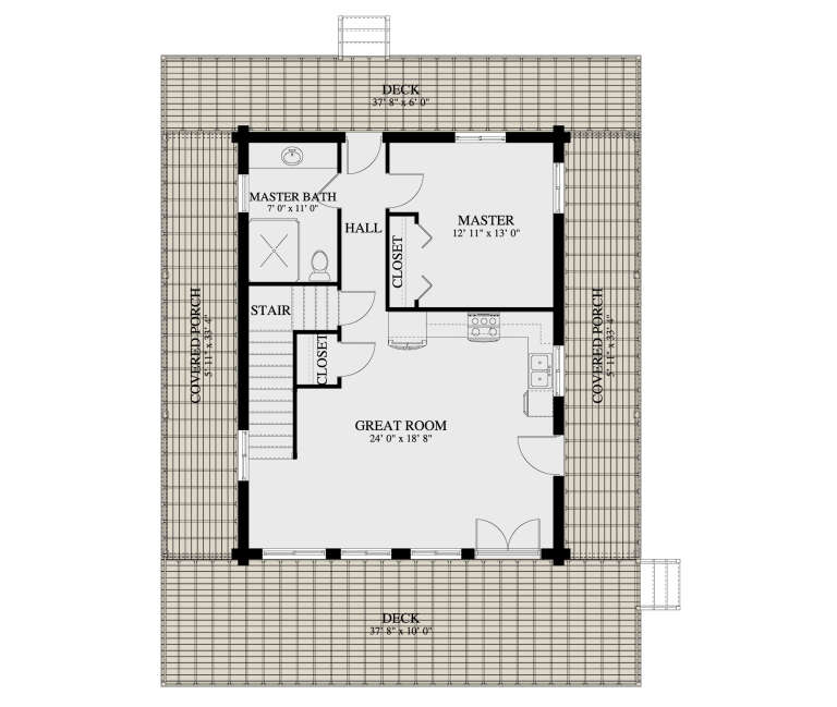 House Plan House Plan #34764 Drawing 1
