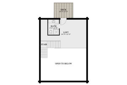 Loft for House Plan #2802-00468