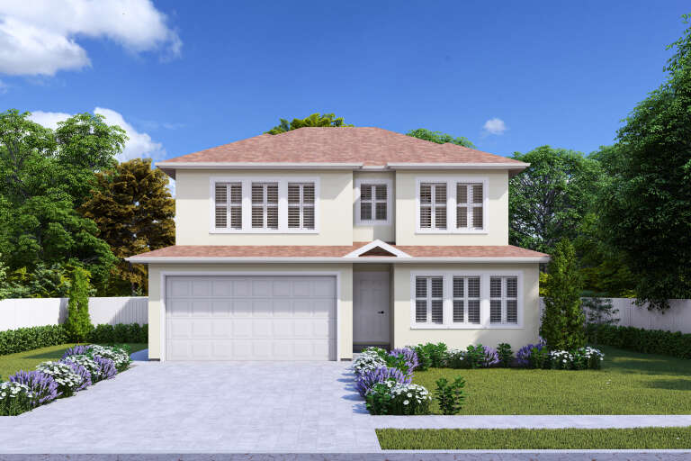 House Plan House Plan #34765 Front Elevation 