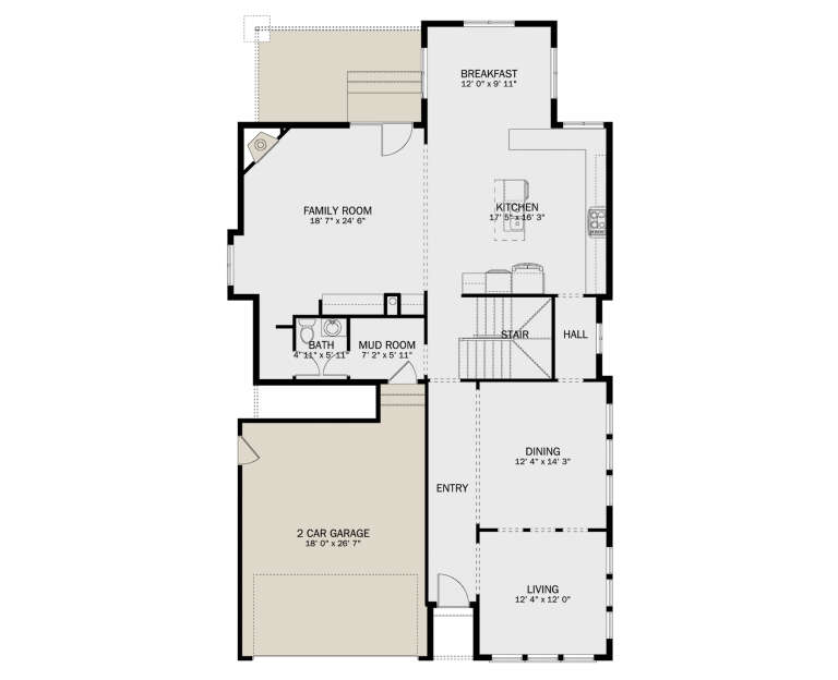 House Plan House Plan #34765 Drawing 1