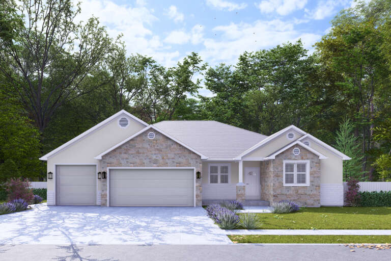 House Plan House Plan #34766 Front Elevation 